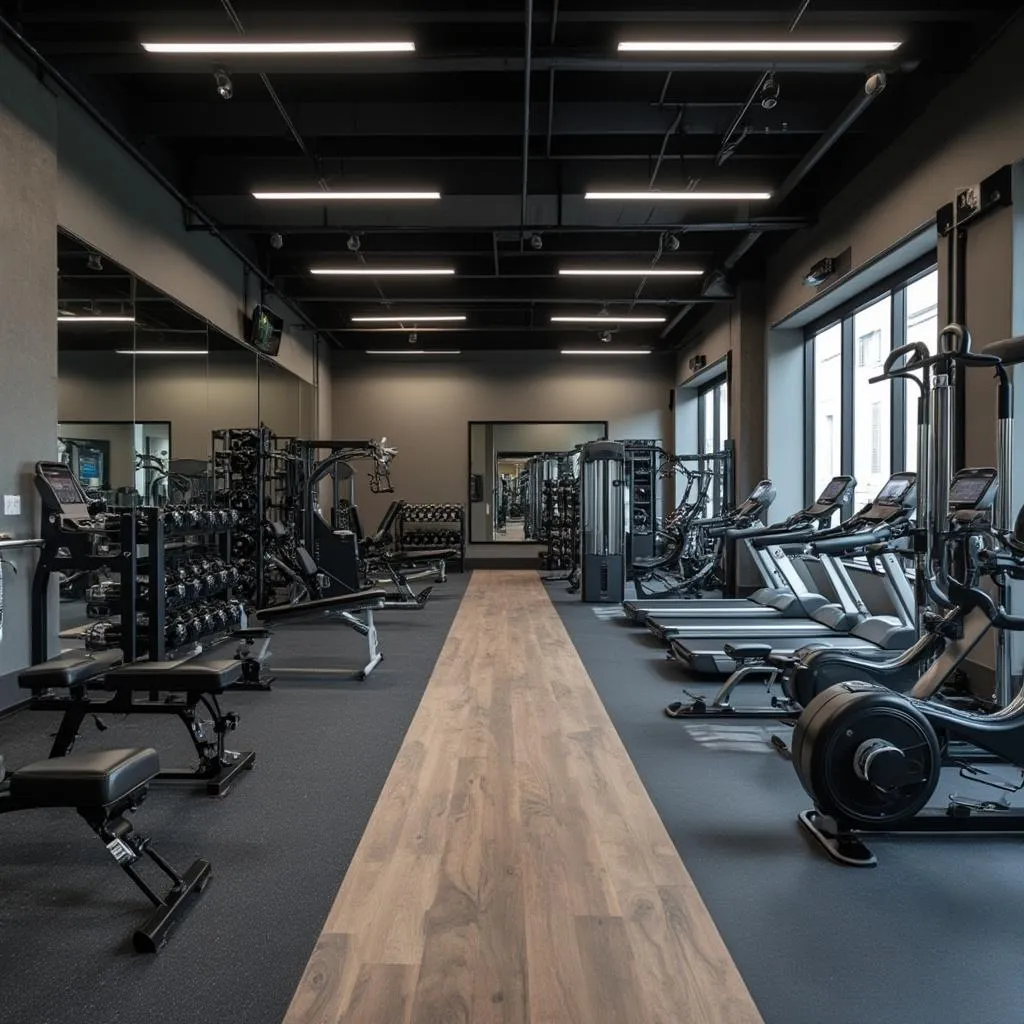 Zona de pesas y musculación